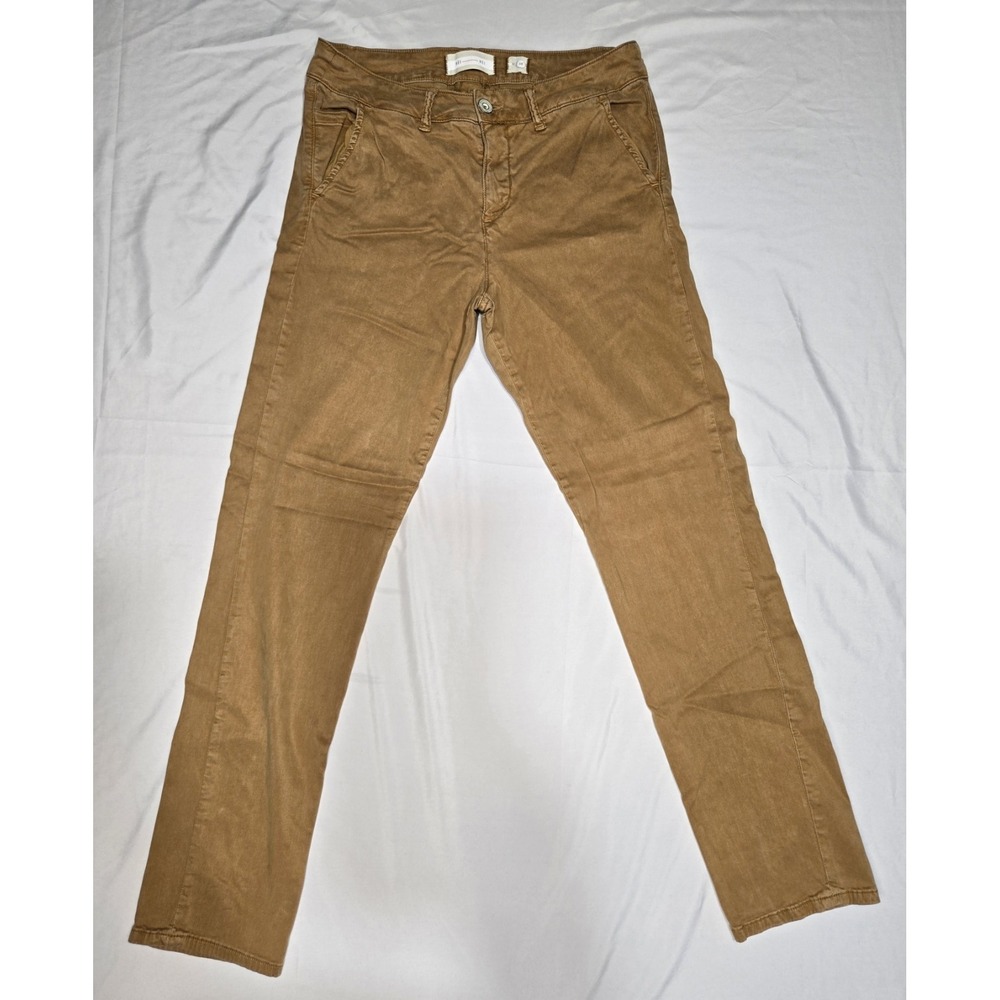Anthropologie Hei Hei Women 30 Skinny Chino Pants Camel Tan Tencel Soft‎